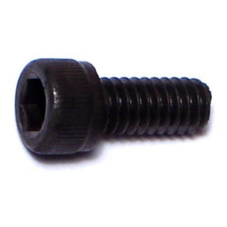 Midwest Fastener #8-32 Socket Head Cap Screw, Plain Steel, 3/8 in Length, 100 PK 08987